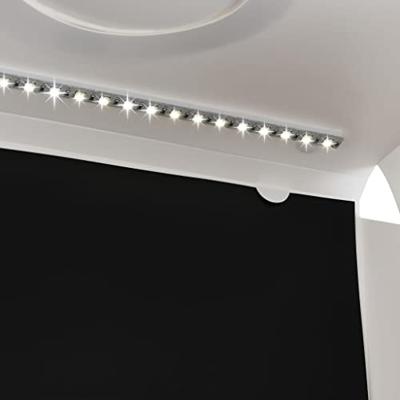 VidaXL Foto-opnamebox met led inklapbaar 40x34x37 cm kunststof wit
