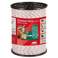 AKO premium ultra schrikdraad witgroen 25mm 400m - thumbnail