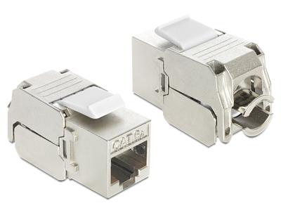 Delock 86205 Keystone-module RJ45-aansluiting > LSA Cat.6A STP