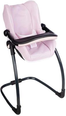 SMOBY - Maxi-Cosi - Roze Autostoel + Kinderstoel - 3 in 1 - Voor Poppen - Vanaf 3 Jaar