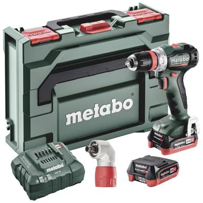 Metabo PowerMaxx BS 12 BL Q + Quick hoekadapter Accu Boorschroefmachine 12V | 2 x 4.0 Ah, ASC 55 | metaBOX 118 - 601045920 Metabo PowerMaxx BS 12 BL Q + Quick hoekadapter Accu Boorschroefmachine 12V | 2 x 4.0 Ah, ASC 55 | metaBOX 118 - 601045920