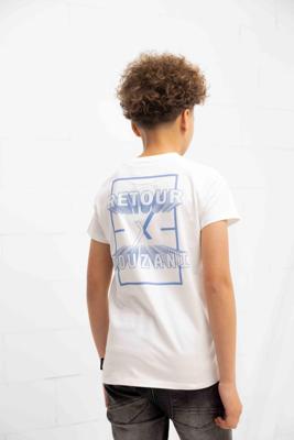 Retour x Touzani Swing T-Shirt Kids Wit - Maat 140 - Kleur: Wit | Soccerfanshop Retour x Touzani Swing T-Shirt Kids Wit - Maat 140 - Kleur: Wit | Soccerfanshop