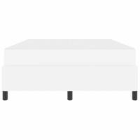 Bedframe met matras met matras Wit 160 x 200 cm Kunstleer - thumbnail