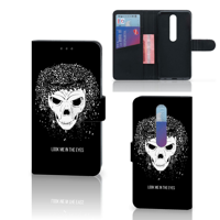 Telefoonhoesje met Naam Nokia 6.1 (2018) Skull Hair - thumbnail