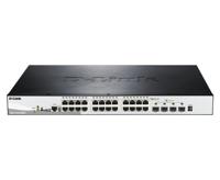 D-Link DGS-1510-28XMP/E Netwerk switch RJ45/SFP+ 24 + 4 poorten 128 Gbit/s PoE-functie - thumbnail