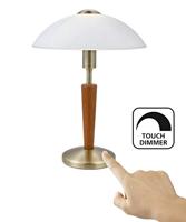 Eglo TafellampSolo 1 35cm bronsgoud met hout - 87256 - thumbnail