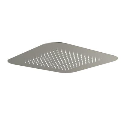 Hotbath Hoofddouche Gal Inbouw Vierkant 42x42 cm Geborsteld Nikkel PVD