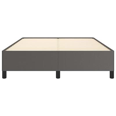 Bedframe kunstleer grijs 140x200 cm Bedframe kunstleer grijs 140x200 cm