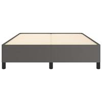 Bedframe kunstleer grijs 140x200 cm - thumbnail