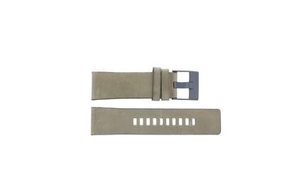 Horlogeband Diesel DZ7342 Leder Beige 26mm