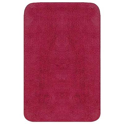 Badmattenset stof fuchsia 3-delig Badmattenset stof fuchsia 3-delig