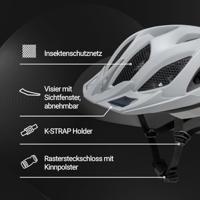 Fietshelm KED Spiri II Trend L 55-61 cm - grey matt - thumbnail