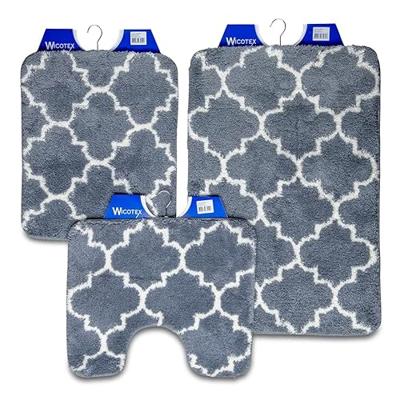 Wicotex toiletmat 50x60 cm grijs marseille