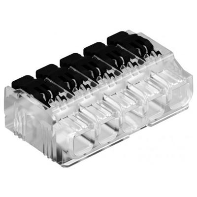 OBO Bettermann 2054425 61 HSK45 Flexibel: 0.02-4 mm² Massief: 0.02-2.5 mm² Aantal polen: 5 45 stuk(s) Transparant