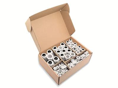 Quadrios 2102CA114 Wartel assortiment PA66 Wit 60 stuk(s)