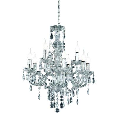 Trio KroonluchterLuster Crystal 61cm 9-lichts transparant - R1169-00