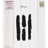 Nellie's Choice • clear stamps stripes 4st. - thumbnail