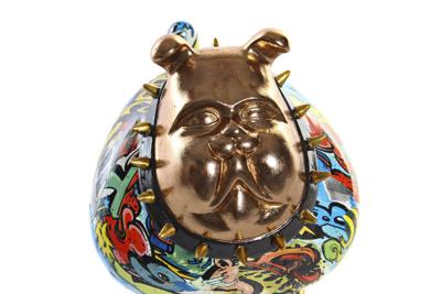 Decoratieve figuren DKD Home Decor 21 x 16 x 20,5 cm Gouden Bulldog Multicolour Decoratieve figuren DKD Home Decor 21 x 16 x 20,5 cm Gouden Bulldog Multicolour