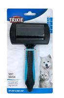 Trixie zachte borstel kunststof - thumbnail