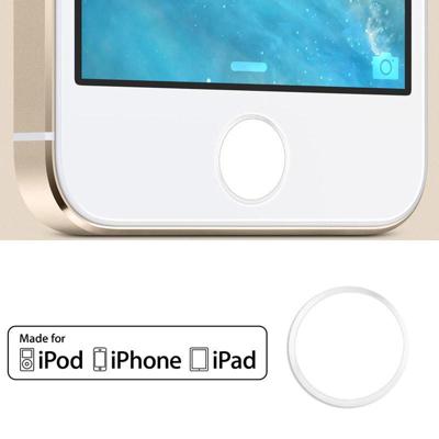 Aluminium Home knop Sticker ingericht voor iPhone 6 & 6 Plus / iPhone 5 & 5 C & 5S iPad Air / iPad mini Retina iPod touch 5(White) Aluminium Home knop Sticker ingericht voor iPhone 6 & 6 Plus / iPhone 5 & 5 C & 5S iPad Air / iPad mini Retina iPod touch 5(White)