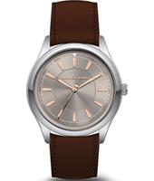 Horlogeband Michael Kors MK8527 Leder Bruin 22mm - thumbnail