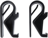 Basil hook-on sports - zwarte haken voor smallere bagagedragers (10-12mm) - thumbnail