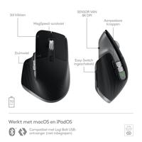 Logitech MX Master 3S voor Mac muis - thumbnail