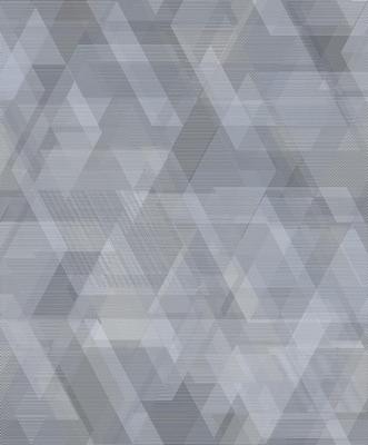 Dutch Wallcoverings Behang Galactik Ruit Blauwgrijs L935-01