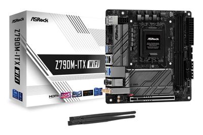 ASRock Z790M-ITX WiFi Moederbord Socket Intel LGA 1700 Vormfactor Mini-ITX Moederbord chipset Intel® Z790