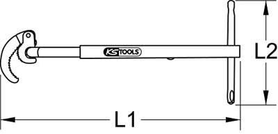 KS Tools 1262000 Moersleutel voor standkranen