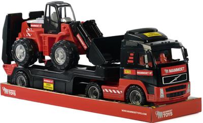 Polesie mammoet volvo vrachtwagen + aanhanger + graafmachine