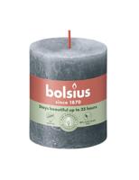 Bolsius rustiekkaars 80/68 lei blauw - thumbnail