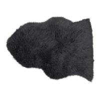 van der Leeden kleedje polyester schapenvacht 65x90cm steel - thumbnail