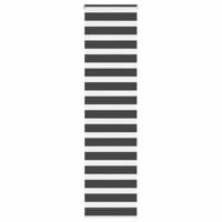 VidaXL Zebra rolgordijn 60x230 cm stofbreedte zwart 55,9 cm - thumbnail