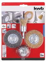 kwb 597520 Draadborstelset voor boormachines 4 stuk(s) - thumbnail