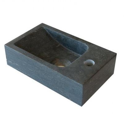Hardstenen fontein Mini met kraangat rechts 18x30x8 cm