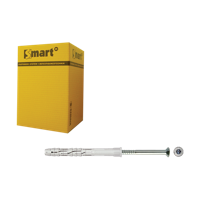 pgb-Europe SMART | Raamplug+schroef vzk TX T40 Ø 10x260 Zn | 25 st - SM0RPTN011002603 - thumbnail