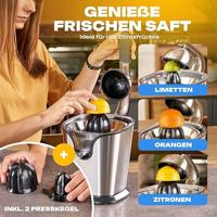 Profi Cook PC-ZP 1154 Citruspers 160 W RVS, Zwart - thumbnail