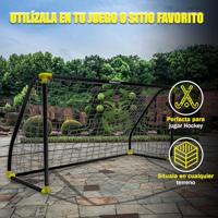 Opvouwbare Doelpalen Ociotrends 180 x 91 x 120 cm Zwart (Zwart) - thumbnail