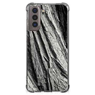Stevig Telefoonhoesje Samsung Galaxy S21 Boomschors Grijs Stevig Telefoonhoesje Samsung Galaxy S21 Boomschors Grijs