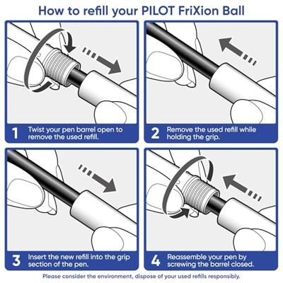 Pilot gelroller Frixion Ball paars