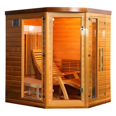 Badstuber Helsinki Finse sauna 152x152cm 3 persoons