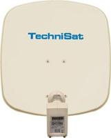 TechniSat DIGIDISH 45 - Satellietschotel voor 2 deelnemers (45 cm klein satellietsysteem - complete set met muurbeugel en universele dubbele LNB) beige - thumbnail