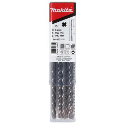 Makita Accessoires P2S:SDS-PLUS boor 10st Lengte 210mm