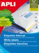 Apli witte etiketten ft 105 x 57 mm (b x h), 1.000 stuks, 10 per blad (1278) - thumbnail