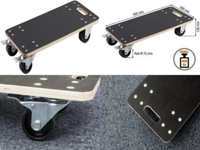 Metafranc WU0822000 Transportroller PA Laadvermogen (max.): 400 kg 590 mm x 290 mm x 126 mm Aantal rollers 4 - thumbnail