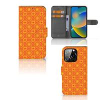 iPhone 14 Pro | Telefoon Hoesje | Batik Oranje - thumbnail