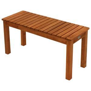 Bijzettafel buiten - Eucalyptushout - Bruin 78 x 40 cm Bijzettafel buiten - Eucalyptushout - Bruin 78 x 40 cm