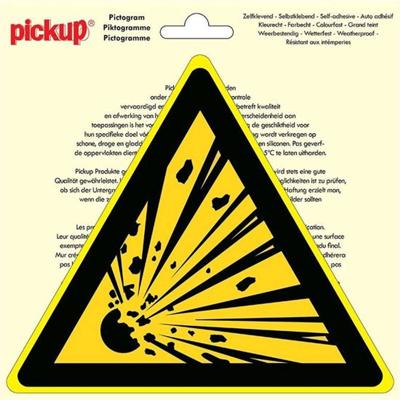 Pictogram driehoek 20 cm Sticker Allium Pickup - Pickup Pictogram driehoek 20 cm Sticker Allium Pickup - Pickup
