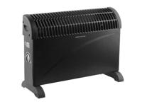 Benson Convector Heater - 750/1250/2000 Watt - 53 x 20 x 39 cm - Zwart - thumbnail